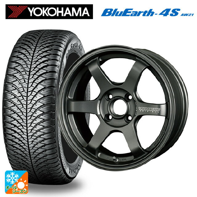 【6/22 20時〜 全品P5倍＆クーポン】185/60R15 88H XL ヨコハマ ブルーアース4S AW21 レイズ ボルクレーシング TE37ソニック クラブレーサー DM 15-7J 国産車用 オールシーズンタイヤホイール4本セット