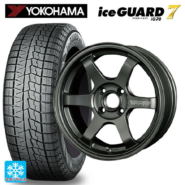 【6/22 20時〜 全品P5倍＆クーポン】175/55R15 77Q ヨコハマ アイスガード7(IG70) レイズ ボルクレーシング TE37ソニック クラブレーサー DM 15-7J 国産車用 スタッドレスタイヤホイール4本セット