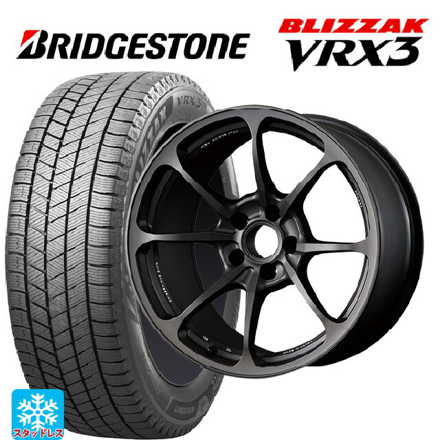 【6/11 1:59迄 全品ポイント5倍】245/45R19 98Q ブリヂストン ブリザック VRX3 正規品 レイズ ボルクレーシング NE24 MT 19-8.5J 国産車用 スタッドレスタイヤホイール4本セット