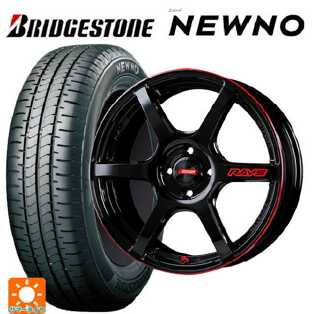 【6/15〜16限定 全品P5倍＆クーポン】165/50R16 75V ブリヂストン ニューノ 正規品 # レイズ グラムライツ 57C6タイムアタックエディション BLJ 16-5.5J 国産車用 サマータイヤホイール4本セット