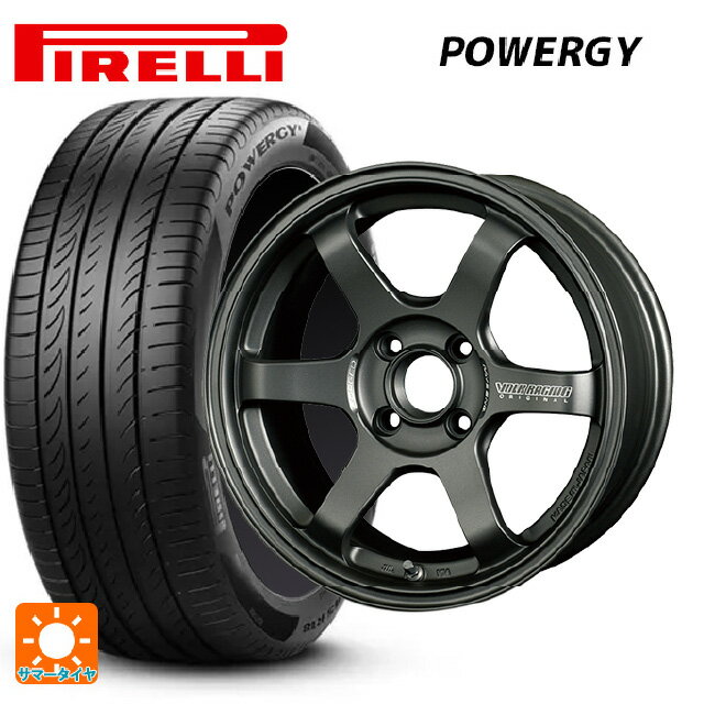 【6/22 20時〜 全品P5倍＆クーポン】185/60R15 84H ピレリ パワジー 正規品 レイズ ボルクレーシング TE37ソニック クラブレーサー DM 15-7J 国産車用 サマータイヤホイール4本セット