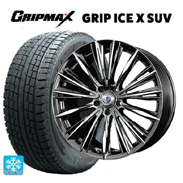 ホンダ ZR-V(RZ4)用 225/55R18 102H XL グリップマックス グリップアイスX SUV ブラックレター # レイズ ベルサス ヴォウジェ RB 新品スタッドレスタイヤホイール 4本セット
