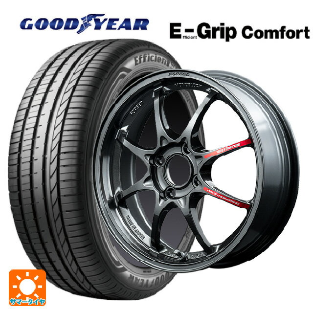175/65R15 84H グッドイヤー エフィシェントグリップ コンフォート レイズ ボルクレーシング CE28 クラブレーサー2 MM 15-7J 国産車用 サマータイヤホイール4本セット