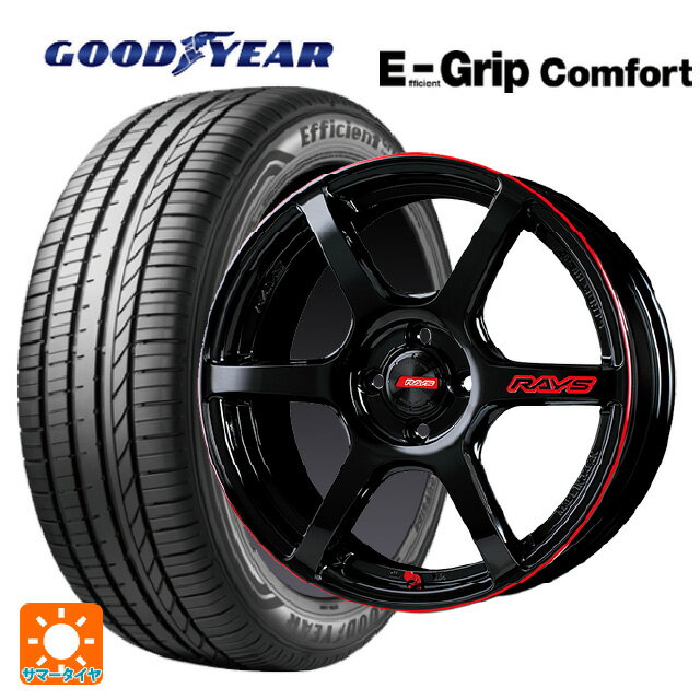165/50R16 75V グッドイヤー エフィシェントグリップ コンフォート レイズ グラムライツ 57C6タイムアタックエディション BLJ 16-5.5J 国産車用 サマータイヤホイール4本セット