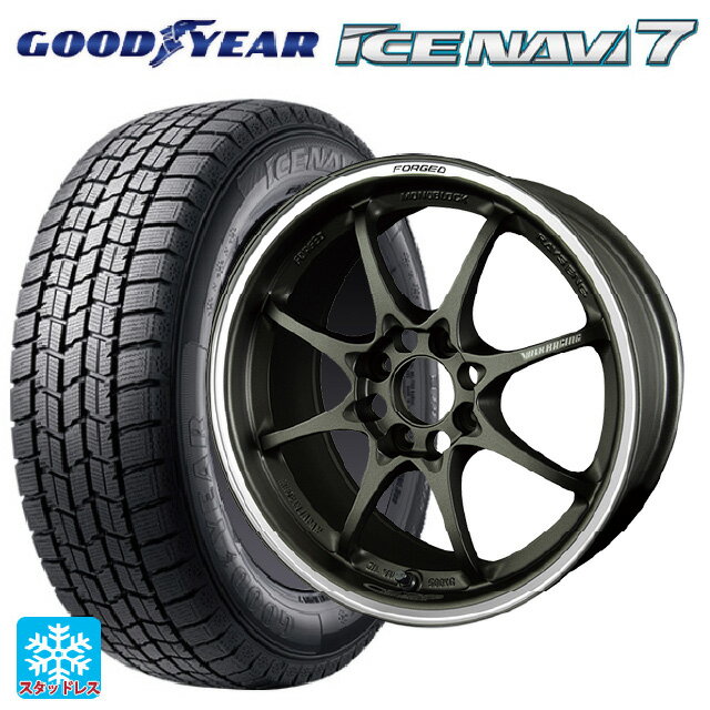 【10/17 23:59迄　最大3万円OFFクーポン】175/65R15 84Q グッドイヤー アイスナビ7(数量限定) # レイズ ボルクレーシング CE28 クラブレーサー DM 15-5.5J 国産車用 スタッドレスタイヤホイール4本セット