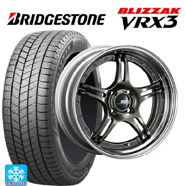 【6/22 20時〜 全品P5倍＆クーポン】2024年製 165/50R16 75Q ブリヂストン ブリザック VRX3 正規品 タナベ SSR プロフェッサー SPX ハイメタルブロンズ 16-6J 国産車用 スタッドレスタイヤホイール4本セット