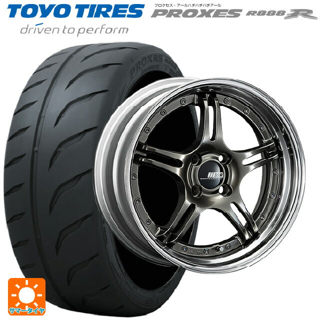 【6/22 20時〜 全品P5倍＆クーポン】245/40R18 97Y トーヨー プロクセス R888R タナベ SSR プロフェッサー SPX ハイメタルブロンズ 18-8J 国産車用 サマータイヤホイール4本セット