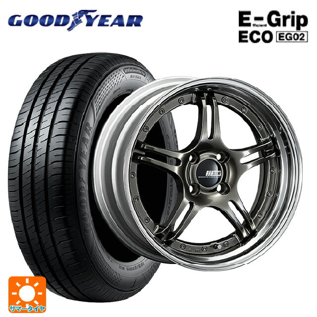 【6/20限定 全品P5倍＆クーポン】225/45R18 95W XL グッドイヤー エフィシェントグリップ エコ EG02 タナベ SSR プロフェッサー SPX ハイメタルブロンズ 18-7J 国産車用 サマータイヤホイール4本セット