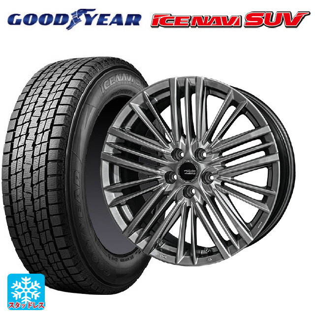 レクサス LM(TAWH15W)用 225/65R17 102Q グッドイヤー アイスナビ SUV # 共豊 テイラー TL1 ハイパーメタルブラック 新品スタッドレスタイヤホイール 4本セット