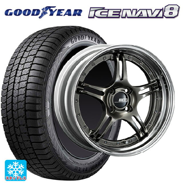 2024年製 245/50R18 100Q XL グッドイヤー アイスナビ8 タナベ SSR プロフェッサー SPX ハイメタルブロンズ 18-8.5J 国産車用 スタッドレスタイヤホイール4本セット
