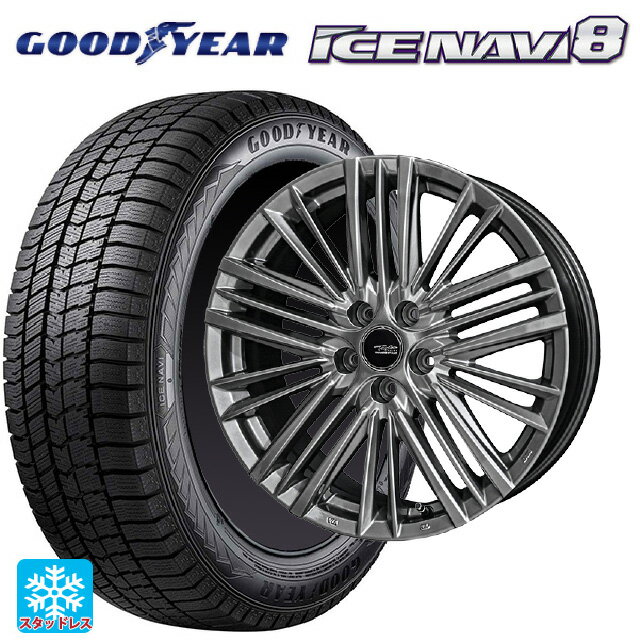 245/40R19 98Q XL グッドイヤー アイスナビ8 # 共豊 テイラー TL1 ハイパーメタルブラック 19-8J 国産車用 スタッドレスタイヤホイール4本セット
