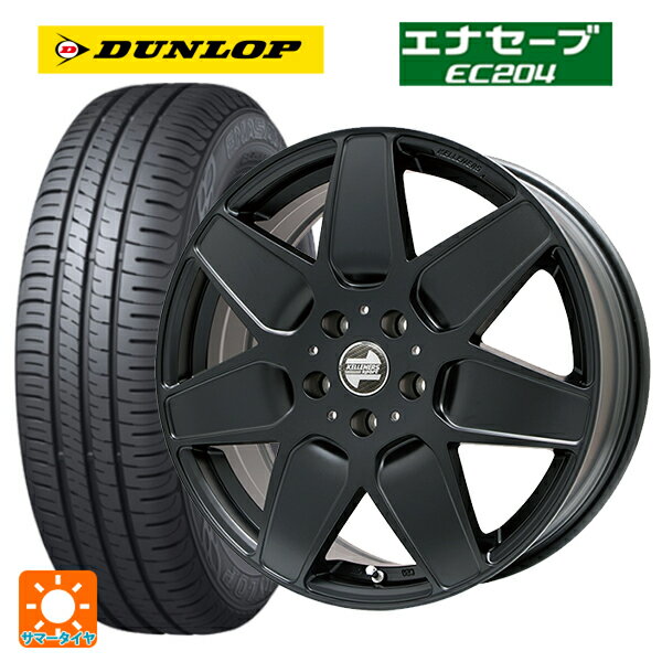 【6/11 1:59迄 全品ポイント5倍】ミニ ミニクロスオーバー(F60)用 225/50R18 95V ダンロップ エナセーブEC204 ケレナーズ エムセブン マットブラック 新品サマータイヤホイール 4本セット