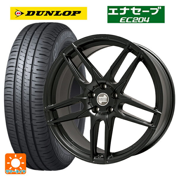 BMW 3シリーズ(G20/G21)用 225/45R18 95W ダンロップ エナセーブEC204 マインツ マットブラック 新品サマータイヤホイール 4本セット