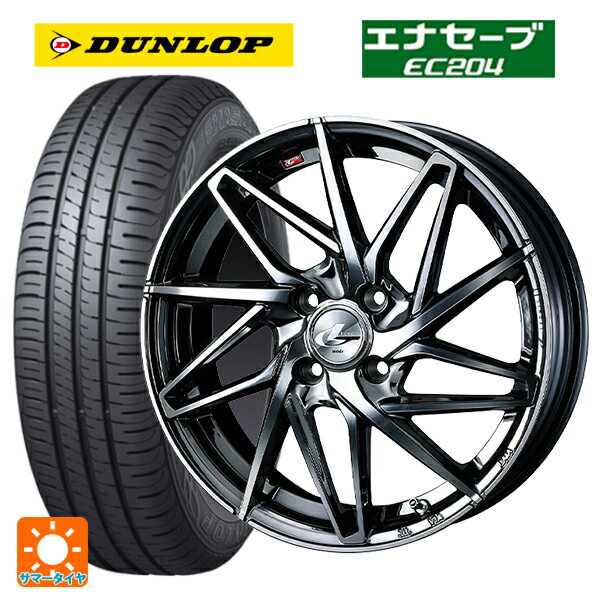 165/60R14 75H ダンロップ エナセーブEC204 ウェッズ レオニス IT BMCMC 14-4.5J 国産車用 サマータイヤホイール4本セット