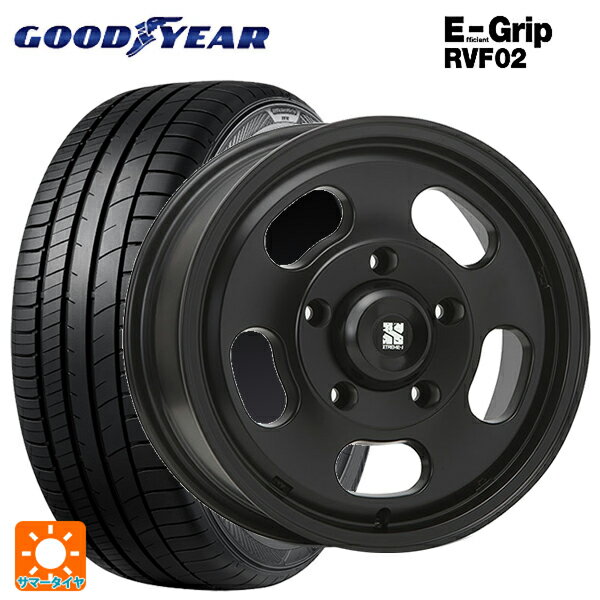 205/55R16 94V XL グッドイヤー エフィシェントグリップ RVF02 エムエルジェイ エクストリームJ Dスロット サテンブラック 16-6.5J 国産車用 サマータイヤホイール4本セット