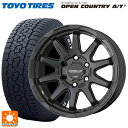 【5/9 20時〜 最大3万円OFFクーポン】トヨタ ランドクルーザープラド(150系)用 265/65R17 112H トーヨー オープンカントリー AT3 ホワイトレター サーキュラー C10X マットブラック 新品サマータイヤホイール 4本セット