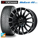 【8/20限定 最大3万円OFFクーポン】メルセデスベンツ Bクラス(W247)用 225/45R18 95Y ヨコハマ ブルーアース4S AW21 ユーロアクシス エアフルト ブラックポリッシュ 新品オールシーズンタイヤホイール 4本セット