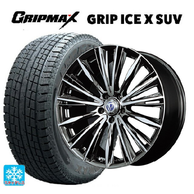 ホンダ ZR-V(RZ4)用 225/55R18 102H XL グリップマックス グリップアイスX SUV ブラックレター # レイズ ベルサス ヴォウジェ DR 新品スタッドレスタイヤホイール 4本セット