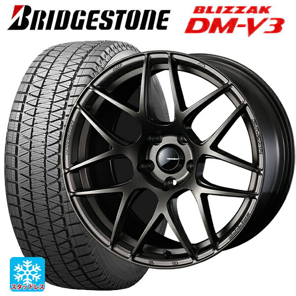 ホンダ ZR-V(RZ4)用 225/60R17 99Q ブリヂストン ブリザック DMV3 正規品 # ウェッズ ウェッズスポーツ SA27R EJ-BRONZE 新品スタッドレスタイヤホイール 4本セット