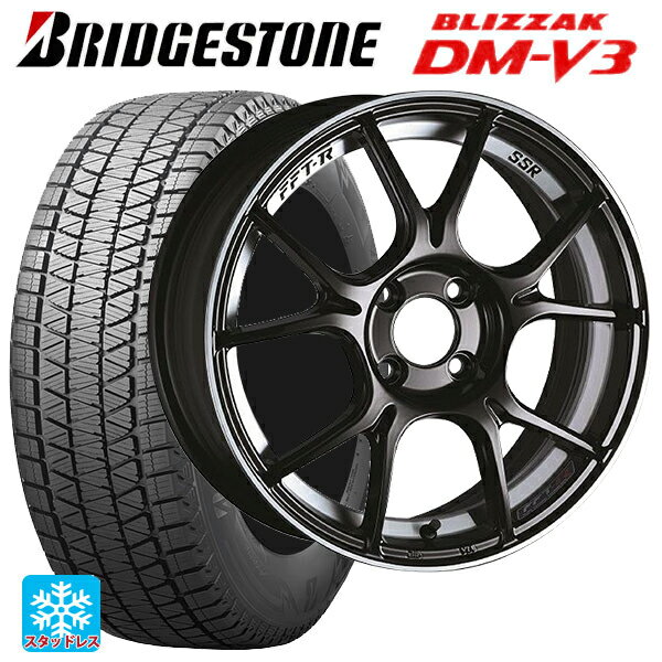 ホンダ ZR-V(RZ4)用 225/60R17 99Q ブリヂストン ブリザック DMV3 正規品 タナベ SSR GT X02 グロスブラック 新品スタッドレスタイヤホイール 4本セット