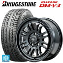 ミツビシ デリカD5(3DA系)用 225/70R16 103Q ブリヂストン ブリザック DMV3 正規品 エムアイディー ナイトロパワー M16 アサルト セミグロスブラック 新品スタッドレスタイヤホイール 4本セット(2)