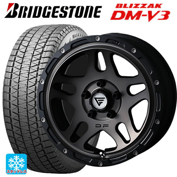 【6/22 20時〜 全品P5倍＆クーポン】225/70R16 103Q ブリヂストン ブリザック DMV3 正規品 エクシズルライン デルタフォース オーバーランダー マットスモークポリッシュ 16-7J 国産車用 スタッドレスタイヤホイール4本セット