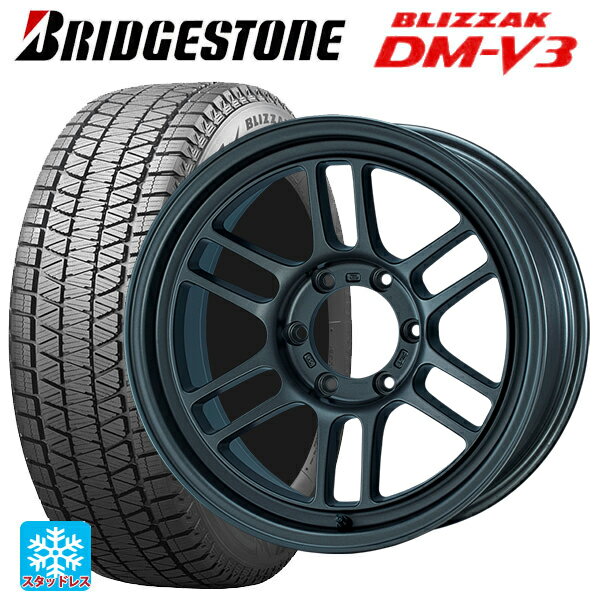 265/60R18 110Q ブリヂストン ブリザック DMV3 正規品 # エンケイ オールロード RPT1 マットダークガンメタリック 18-9J 国産車用 スタッドレスタイヤホイール4本セット