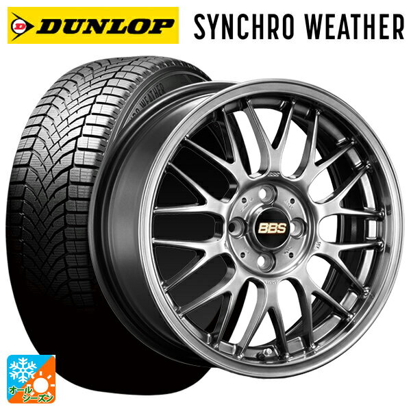 185/60R16 86H XL ダンロップ シンクロウェザー BBS RG-F DB 16-6.5J 国産車用 オールシーズンタイヤホイール4本セット