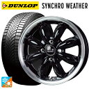 【8/20限定 最大3万円OFFクーポン】スズキ ハスラー(MR52/92S)用 165/60R15 77H ダンロップ シンクロウェザー ホットスタッフ ララパーム カップ2 BK/リムP 新品オールシーズンタイヤホイール 4本セット