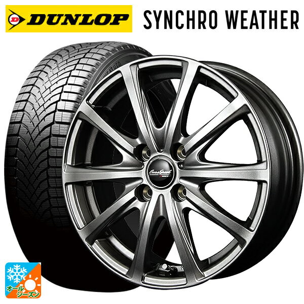 225/60R18 104V ヨコハマ ブルーアース4S AW21 エムアイディー ナイトロパワーデリンジャー ブラックメタリックポリッシュ/ブラッククリア/フランジピアスドリルド 18-7J 国産車用 オールシーズンタイヤホイール4本セット