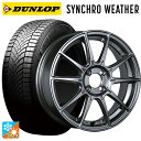 【8/4 20時~ 最大3万円OFFクーポン】185/65R15 92H XL ダンロップ シンクロウェザー タナベ SSR GT X01 ダークシルバー 15-6J 国産車用 オールシーズンタイヤホイール4本セット
