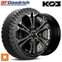 ミツビシ トライトン(GSRグレード)(LC2T)用 265/65R17 116/113S BFグッドリッチ オールテレーン TA KO3 ホワイトレター 正規品 エムアイディー ナイトロパワー ジャベリン ブラックメタリックブラッククリア+ピアス&ミルド 新品サマータイヤホイール 4本セット