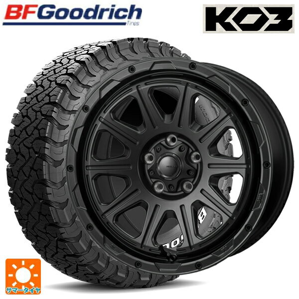 215/70R16 100/97S BFグッドリッチ オールテレーン TA KO3 ホワイトレター 正規品 ジャパン三陽 ハイブロック レグルス サテンブラック 16-7J 国産車用 サマータイヤホイール4本セット
