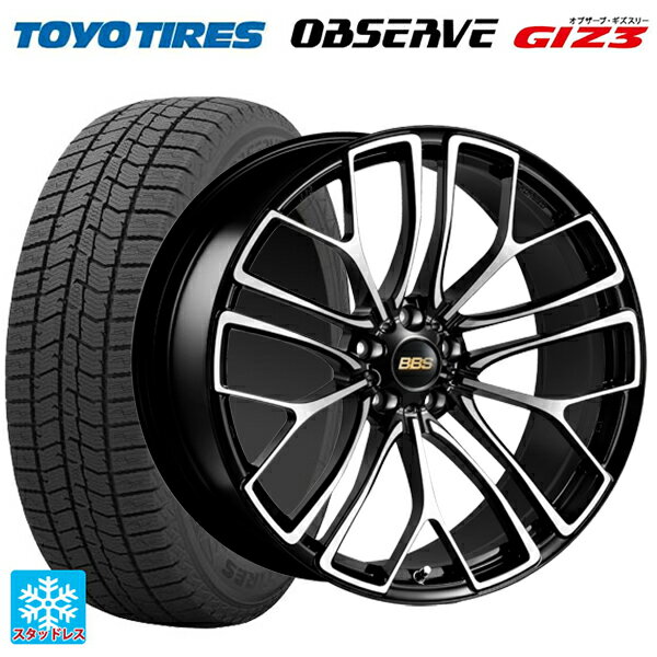 ホンダ ZR-V(RZ4)用 225/55R18 98Q トーヨー オブザーブ ガリットギズ3 BBS RE-X BKD 新品スタッドレスタイヤホイール 4本セット