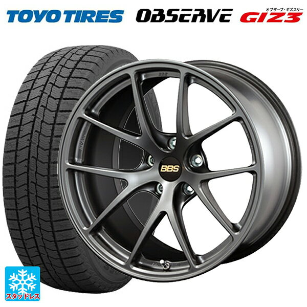 トヨタ カローラ スポーツ(210系)用 225/40R18 88Q トーヨー オブザーブ ガリットギズ3 BBS RI-A MGR 新品スタッドレスタイヤホイール 4本セット