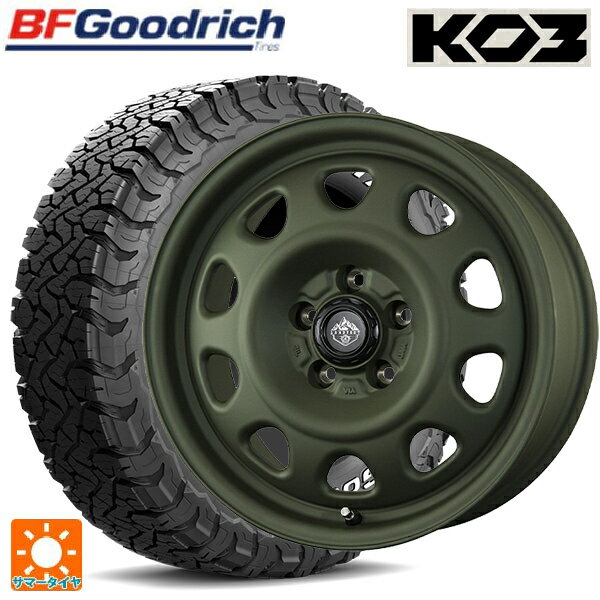 ミツビシ デリカD5(3DA系)用 225/70R16 102/99S BFグッドリッチ オールテレーン TA KO3 ホワイトレター 正規品 トピー ランドフット SWZ OD 新品サマータイヤホイール 4本セット