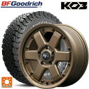 ミツビシ デリカD5(3DA系)用 225/70R16 102/99S BFグッドリッチ オールテレーン TA KO3 ホワイトレター 正規品 # エムアイディー ナイトロパワー M6 カービン ダークブロンズ 新品サマータイヤホイール 4本セット