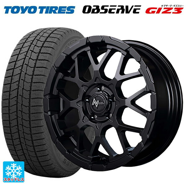 225/50R18 95Q トーヨー オブザーブ ガリットギズ3 エムアイディー ナイトロパワー M28バレットエス(訳あり) セミグロスブラック 18-7J ...