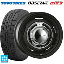 スズキ スイフトスポーツ(ZC33S)用 195/45R17 81Q トーヨー オブザーブ ガリットギズ3 クリムソン ディーン クロスカントリー マットブラック 新品スタッドレスタイヤホイール 4本セット(2)