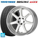 225/40R18 88Q トーヨー オブザーブ ガリットギズ3 ワーク エモーション T7R 2P WHT 18-7J 国産車用 スタッドレスタイヤホイール4本セット