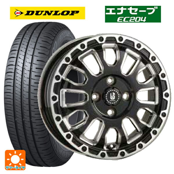 【最大3万円OFFクーポン 5/16 1:59迄】165/70R14 81S ダンロップ エナセーブEC204 阿部商会 ラ・ストラーダ アベンチュラ GBM 14-4.5J 国産車用 サマータイヤホイール4本セット