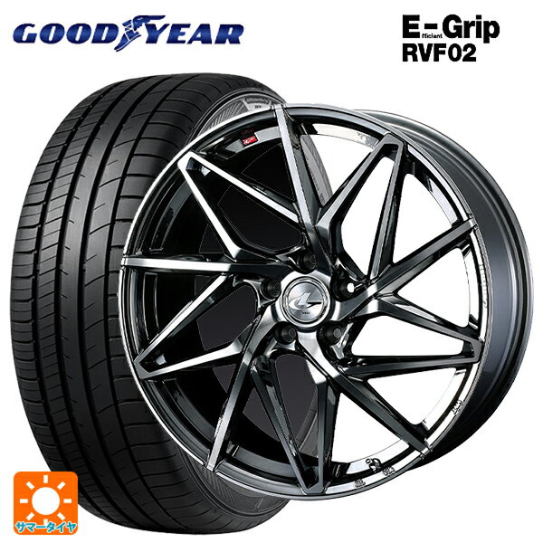 スバル レヴォーグ(VN系)用 215/50R17 95V XL グッドイヤー エフィシェントグリップ RVF02 レオニス IT BMCMC 新品サマータイヤホイール 4本セット