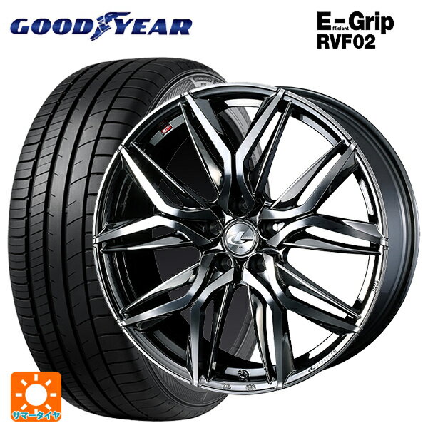 225/55R19 103W XL グッドイヤー エフィシェントグリップ RVF02 # ウェッズ レオニス LM BMCMC 19-8J 国産車用 サマータイヤホイール4本セット