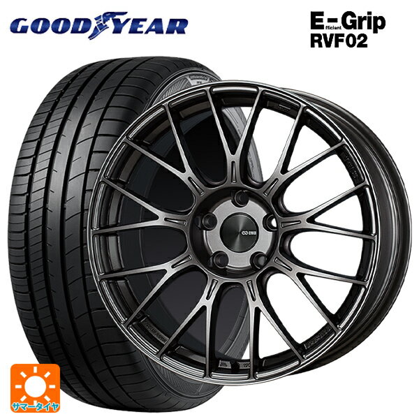 ホンダ ZR-V(RZ4)用 215/55R17 98V XL グッドイヤー エフィシェントグリップ RVF02 エンケイ パフォーマンスライン PFM1 ダークシルバー 新品サマータイヤホイール 4本セット
