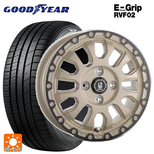 【最大3万円OFFクーポン 5/16 1:59迄】トヨタ ヤリス(10系)用 185/55R16 83V グッドイヤー エフィシェントグリップ RVF02 ラ・ストラーダ アベンチュラ SDAR 新品サマータイヤホイール 4本セット