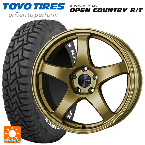 225/60R18 100Q トーヨー オープンカントリー RT ホワイトレター ＃ エンケイ パフォーマンスライン PF05 GO 18-7.5J 国産車用 サマータイヤホイール4本セット