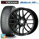 トヨタ ハリアー(80系)用 225/55R19 99V ヨコハマ ブルーアース4S AW21 エモーション M8R MBL 新品オールシーズンタイヤホイール ...