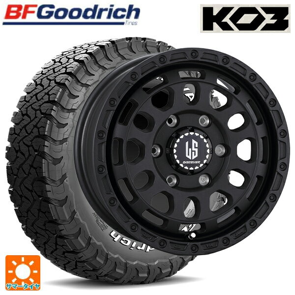 【6/11 1:59迄 全品ポイント5倍】トヨタ ハイラックス(120系)用 265/70R17 118/115S BFグッドリッチ オールテレーン TA KO3 ホワイトレター 正規品 # 阿部商会 ラ・ストラーダ ディスカバー WB 新品サマータイヤホイール 4本セット