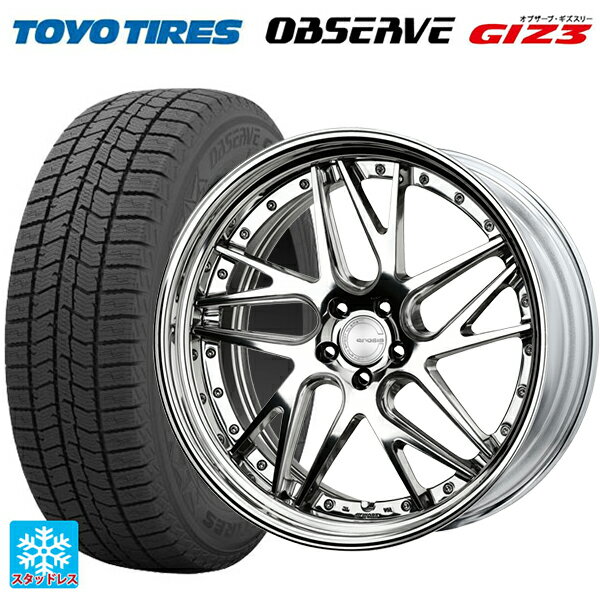 トヨタ アルファード(40系)用 225/55R19 103Q トーヨー オブザーブ ガリットギズ3 ワーク グノーシス CVX PP2 新品スタッドレスタイヤホイール 4本セット