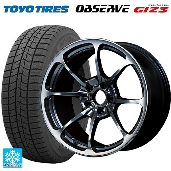 235/45R18 94Q トーヨー オブザーブ ガリットギズ3 レイズ ボルクレーシング NE24 HM 18-8J 国産車用 スタッドレスタイヤホイール4本セット